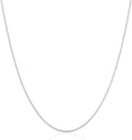 0.8mm Sterling Silver Box Chain Necklace