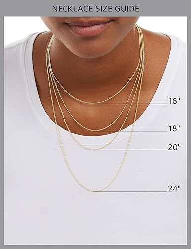 14k Gold-Plated Polished Oval Locket Necklace with Genuine 0.01 ct Diamond